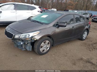 Lot #3045352262 2017 KIA FORTE LX