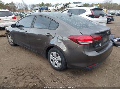 Lot #3045352262 2017 KIA FORTE LX