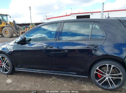 Lot #3037539126 2017 VOLKSWAGEN GOLF GTI SPORT 4-DOOR