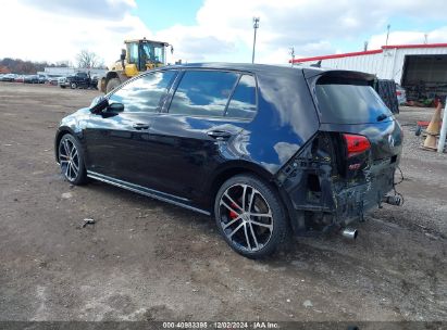 Lot #3037539126 2017 VOLKSWAGEN GOLF GTI SPORT 4-DOOR