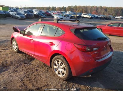 Lot #3049469390 2015 MAZDA MAZDA3 I SPORT