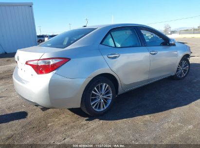 Lot #3035093422 2014 TOYOTA COROLLA L/LE/LE PLS/PRM/S/S PLS