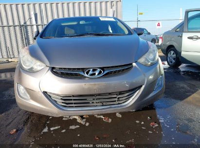 Lot #3035093409 2013 HYUNDAI ELANTRA GLS