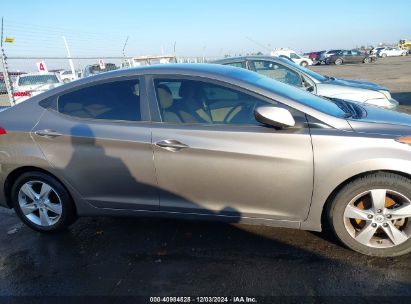 Lot #3035093409 2013 HYUNDAI ELANTRA GLS