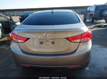 Lot #3035093409 2013 HYUNDAI ELANTRA GLS