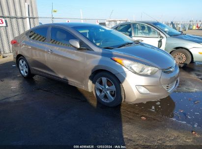 Lot #3035093409 2013 HYUNDAI ELANTRA GLS