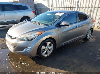 Lot #3035093409 2013 HYUNDAI ELANTRA GLS