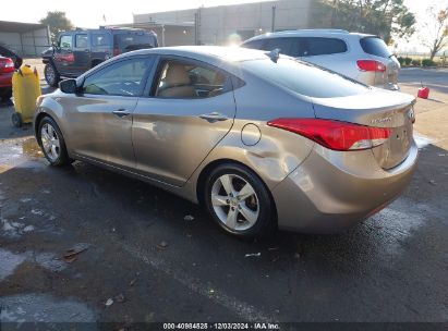 Lot #3035093409 2013 HYUNDAI ELANTRA GLS