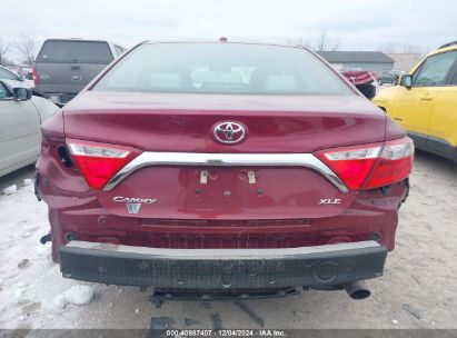 Lot #3052073505 2016 TOYOTA CAMRY XLE