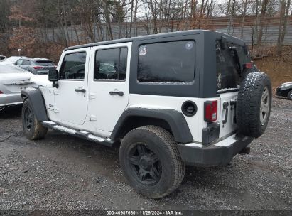 Lot #3052073503 2014 JEEP WRANGLER UNLIMITED SPORT