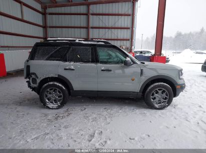 Lot #3056067720 2022 FORD BRONCO SPORT BADLANDS