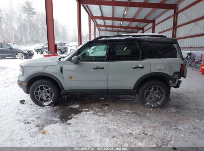 Lot #3056067720 2022 FORD BRONCO SPORT BADLANDS