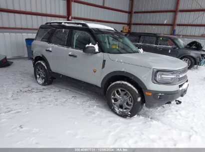 Lot #3056067720 2022 FORD BRONCO SPORT BADLANDS