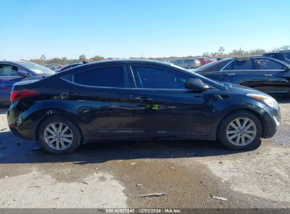 Lot #3053061743 2015 HYUNDAI ELANTRA SE