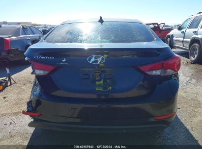 Lot #3053061743 2015 HYUNDAI ELANTRA SE