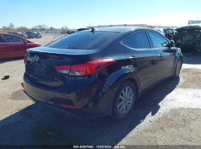 Lot #3053061743 2015 HYUNDAI ELANTRA SE