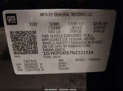 Lot #3042566866 2022 CADILLAC XT6 PREMIUM LUXURY