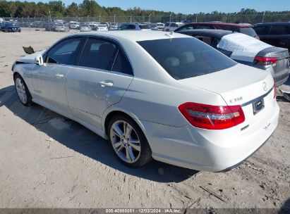 Lot #3051076383 2012 MERCEDES-BENZ E 350