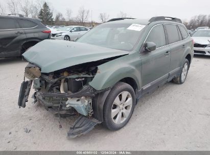 Lot #3042566862 2011 SUBARU OUTBACK 2.5I PREMIUM