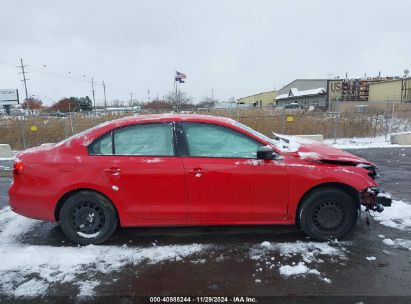 Lot #3034051682 2015 VOLKSWAGEN JETTA 2.0L S