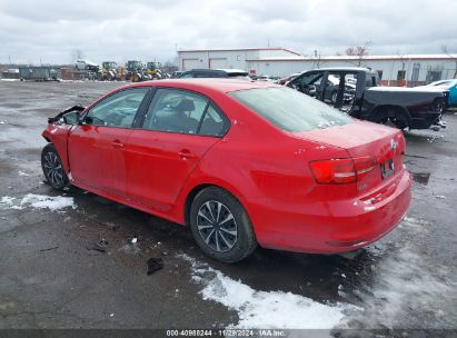 Lot #3034051682 2015 VOLKSWAGEN JETTA 2.0L S