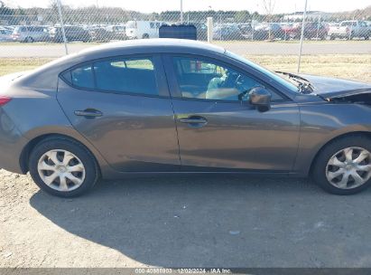 Lot #3042566841 2015 MAZDA MAZDA3 I SPORT