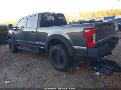 Lot #3034051642 2018 FORD F-250 LARIAT