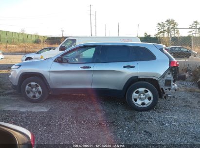 Lot #3052073250 2015 JEEP CHEROKEE SPORT