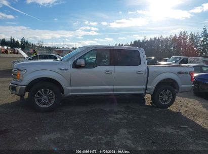 Lot #3035093200 2018 FORD F-150 LARIAT