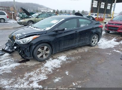 Lot #3034051463 2013 HYUNDAI ELANTRA GLS