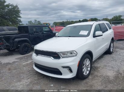 Lot #3035081169 2021 DODGE DURANGO SXT PLUS RWD