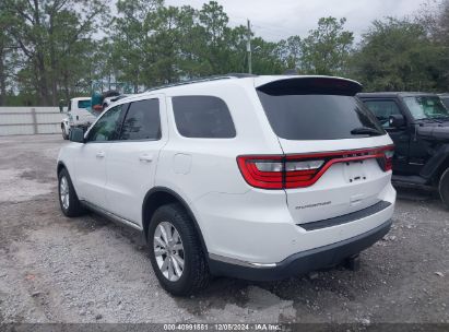 Lot #3035081169 2021 DODGE DURANGO SXT PLUS RWD