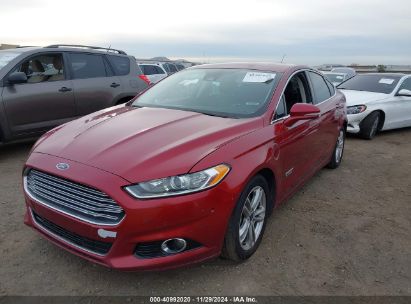 Lot #3037532471 2016 FORD FUSION ENERGI TITANIUM