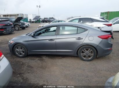 Lot #3052073176 2018 HYUNDAI ELANTRA SEL