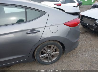 Lot #3052073176 2018 HYUNDAI ELANTRA SEL