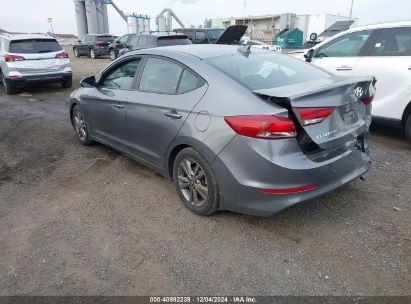 Lot #3052073176 2018 HYUNDAI ELANTRA SEL