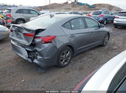 Lot #3052073176 2018 HYUNDAI ELANTRA SEL