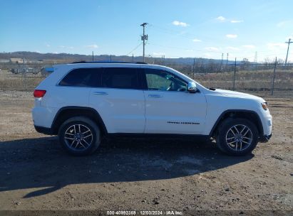 Lot #3045351832 2019 JEEP GRAND CHEROKEE LIMITED 4X4