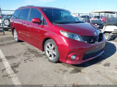 Lot #3035092876 2013 TOYOTA SIENNA SE 8 PASSENGER