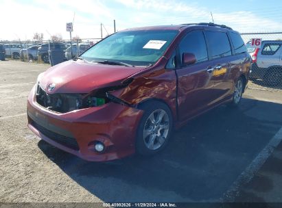 Lot #3035092876 2013 TOYOTA SIENNA SE 8 PASSENGER