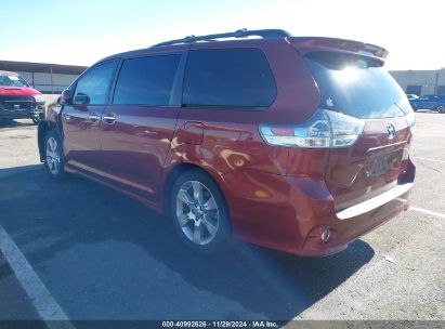 Lot #3035092876 2013 TOYOTA SIENNA SE 8 PASSENGER