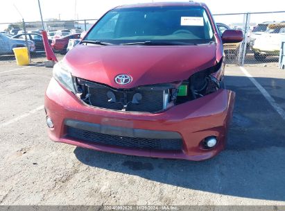 Lot #3035092876 2013 TOYOTA SIENNA SE 8 PASSENGER