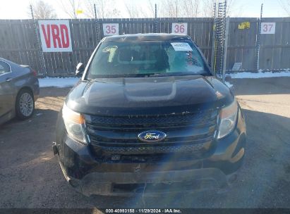 Lot #3053066296 2013 FORD UTILITY POLICE INTERCEPTOR