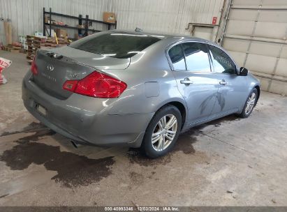 Lot #3056470679 2010 INFINITI G37X