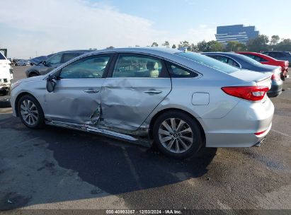 Lot #3035092863 2015 HYUNDAI SONATA SPORT