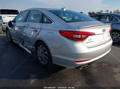 Lot #3035092863 2015 HYUNDAI SONATA SPORT