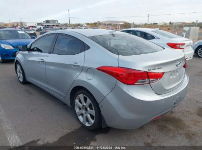 Lot #3035088778 2012 HYUNDAI ELANTRA LIMITED