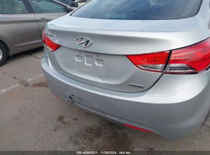 Lot #3035088778 2012 HYUNDAI ELANTRA LIMITED