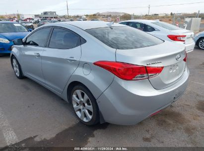 Lot #3035088778 2012 HYUNDAI ELANTRA LIMITED