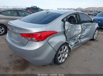 Lot #3035088778 2012 HYUNDAI ELANTRA LIMITED